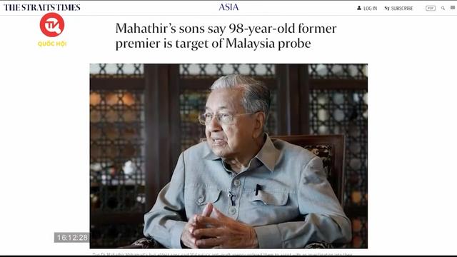 Cựu Thủ tướng Malaysia bị điều tra tham nhũng