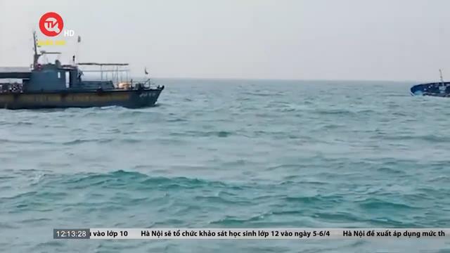 7.000 lít dầu trên tàu bị nạn ở Cù Lao Chàm đã được hút ra 