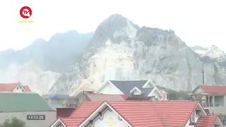Nổ mìn phá đá gây thiệt hại nhà dân ở Thanh Hóa 