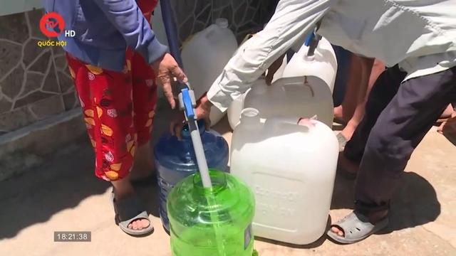 Hàng ngàn hộ dân thiếu nước sinh hoạt tại miền Tây
