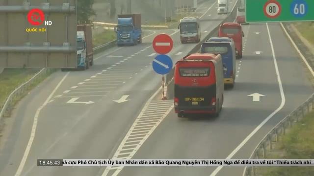 Từ 4/4 cấm xe cỡ lớn vào cao tốc Cam Lộ - La Sơn 