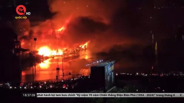 Cụm tin: Cháy lớn hàng loạt nhà ven kênh Tàu Hủ quận 8, TPHCM