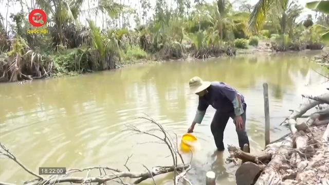 Sóc Trăng: 21.000 hộ dân có nguy cơ thiếu nước sinh hoạt trước hạn mặn
