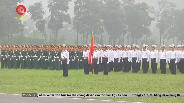 Quân đội - Công an hợp luyện diễu binh, diễu hành kỷ niệm 70 năm chiến thắng Điện Biên Phủ