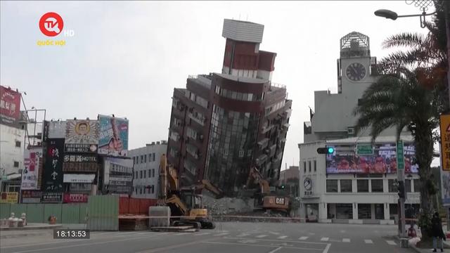 Đài Loan (Trung Quốc) nỗ lực cứu hộ sau động đất