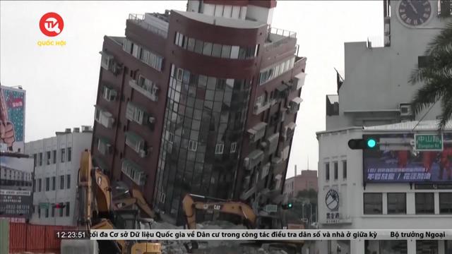 Hơn 1.000 người thương vong trong vụ động đất ở Đài Loan, Trung Quốc 