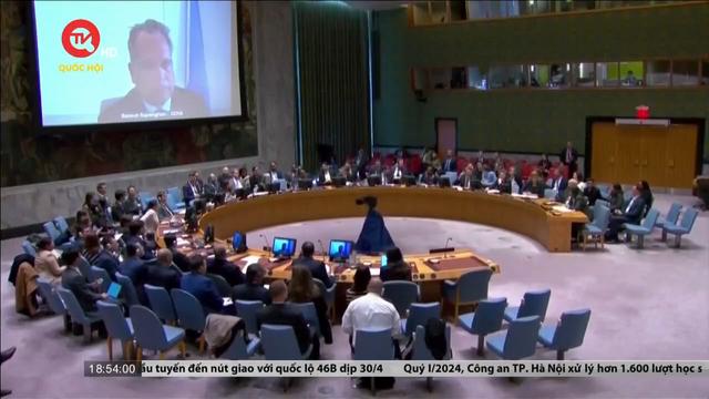 Cuộc họp của Hội đồng Bảo an Liên hợp quốc bị gián đoạn vì động đất