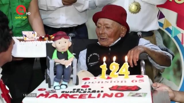 Mừng sinh nhật tuổi 124 cho cụ ông cao tuổi nhất thế giới ở Peru