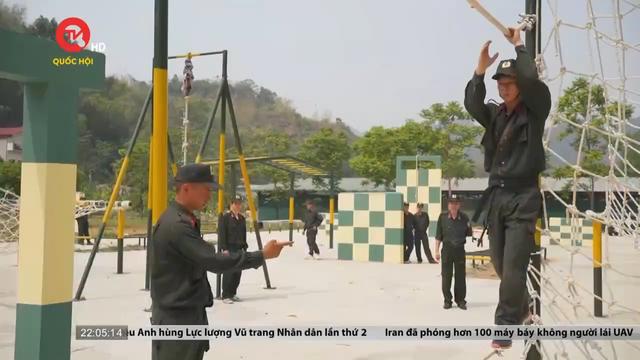Cảnh sát cơ động Sơn La: Vượt nắng, thắng mưa trên thao trường