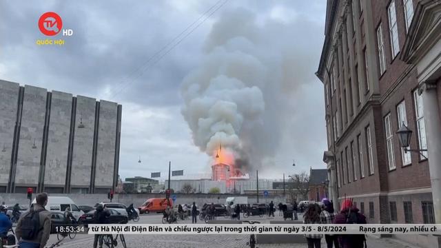 Hỏa hoạn tại thủ đô Copenhagen, Đan Mạch