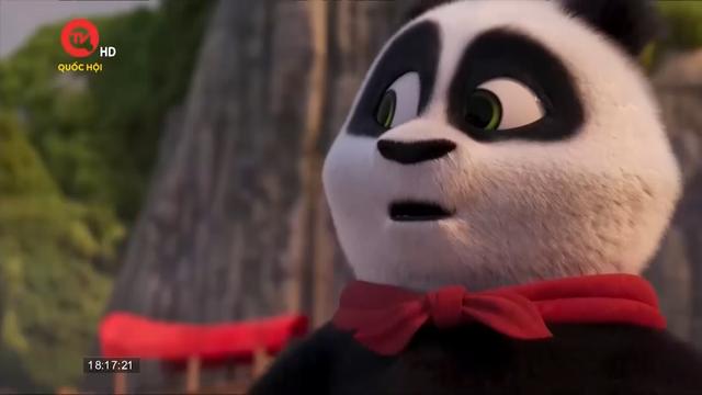 Panda bất ngờ đối đầu Vua Sư tử trong phim mới