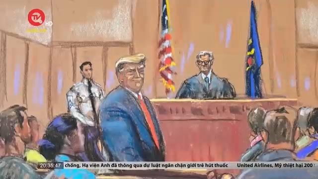 Ngày thứ hai phiên tòa hình sự xét xử ông Donald Trump