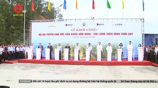 Thủ tướng Phạm Minh Chính dự lễ khởi công tuyến cao tốc Hữu Nghị - Chi Lăng