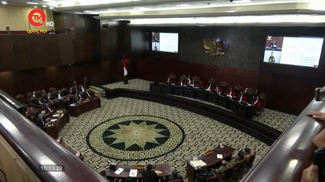Tòa án Hiến pháp Indonesia ra phán quyết về kết quả bầu cử tổng thống 