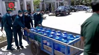 Cà Mau: Quân khu 9 điều xe chuyên dụng chở nước hỗ trợ người dân vùng hạn hán