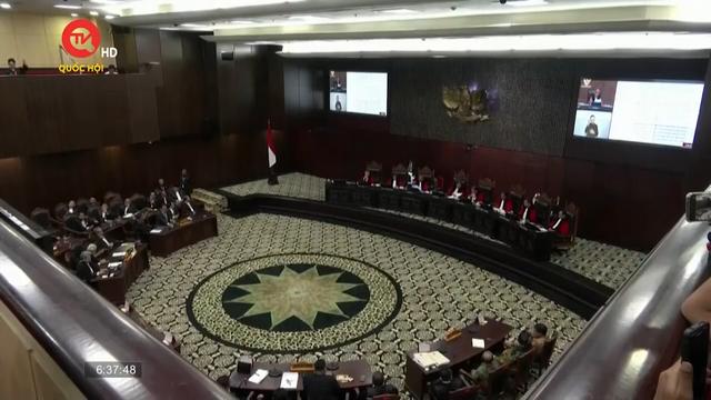 Tòa án hiến pháp Indonesia bác bỏ khiếu nại bầu cử tổng thống  