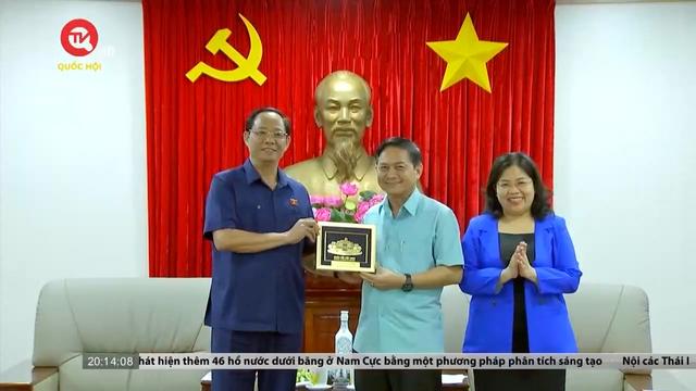Phó Chủ tịch Quốc hội Trần Quang Phương thăm, làm việc với lãnh đạo tỉnh Bình Dương