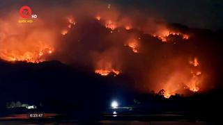 An Giang: Cháy lớn trên núi Cô Tô
