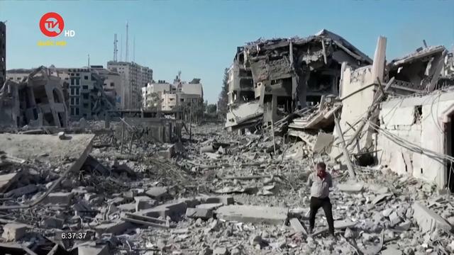 Có thể mất 14 năm để dọn dẹp đống đổ nát ở dải Gaza