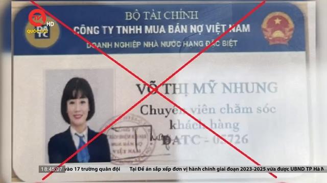 Mạo danh công ty TNHH Mua bán nợ Việt Nam để lừa đảo