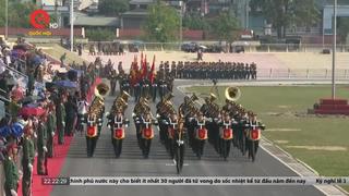 Hợp luyện các khối diễu binh quân đội chuẩn bị cho Lễ kỷ niệm 70 năm Chiến thắng Điện Biên Phủ