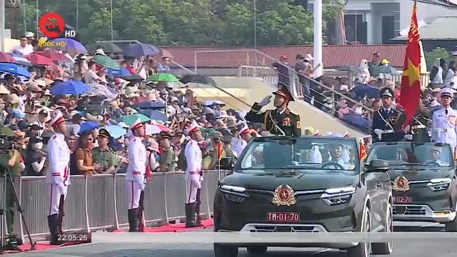 Hợp luyện toàn khối diễu binh, diễu hành lễ kỷ niệm 70 năm chiến thắng Điện Biên Phủ