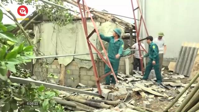 Mưa lớn tại Tuyên Quang làm 678 nhà dân bị tốc mái