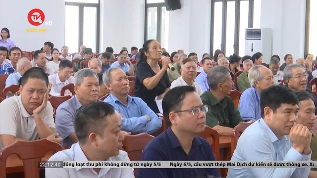 Đoàn ĐBQH tỉnh Hải Dương tiếp xúc cử tri trước kỳ họp thứ 7 