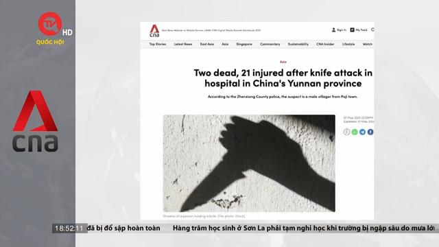 Tấn công bằng dao tại bệnh viện ở Trung Quốc