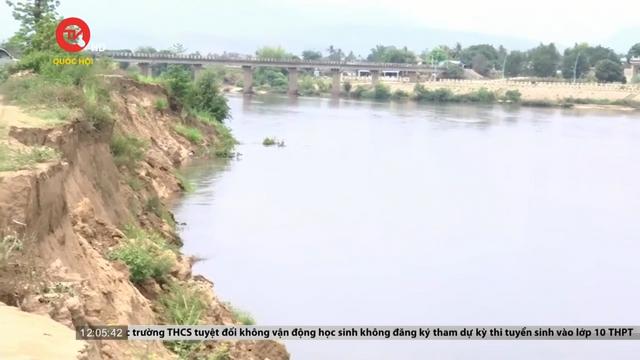 Gia Lai: Bờ sông sạt lở, nhiều diện tích đất ở và đất sản xuất bị mất