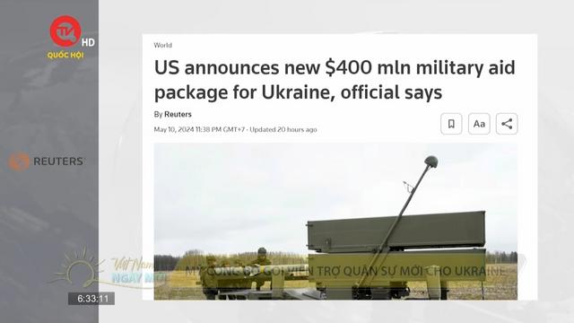 Mỹ công bố gói viện trợ quân sự mới cho Ukraine