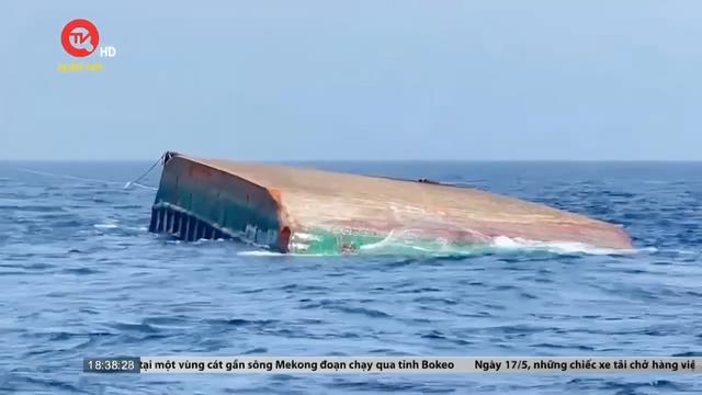 Quảng Ngãi: Khởi tố vụ án chìm tàu kéo sà lan làm 4 người chết, 5 người mất tích 