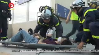 Hà Nội: Tuyến metro số 3 diễn tập cứu hộ và sơ tán hành khách trong tình huống khẩn cấp