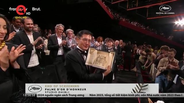 Xưởng phim Nhật Bản nhận giải cành cọ vàng danh tự tại Cannes 