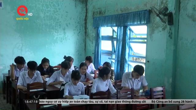 Quảng Nam: Trường mới xây dở dang, hơn 850 học sinh nơm nớp lo sợ khi trường cũ xuống cấp 