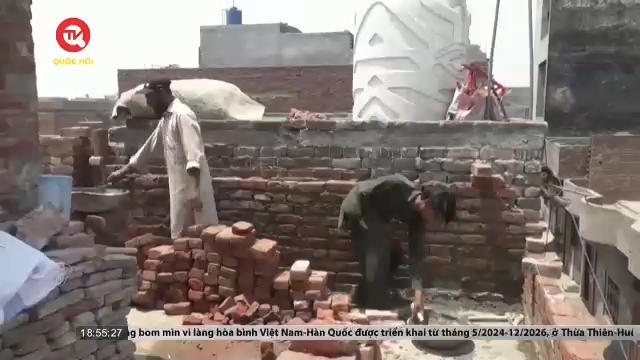 Người lao động Ấn Độ, Pakistan vật lộn giữa nắng nóng