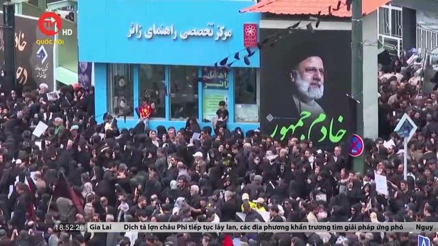 Người dân tiễn biệt cố tổng thống Iran