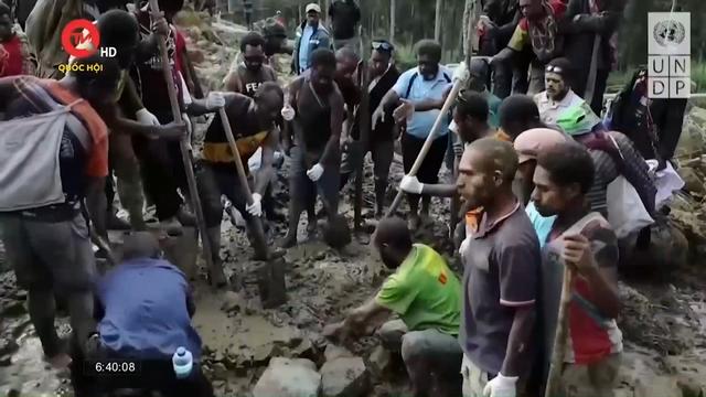 Công tác cứu trợ lở đất ở Papua New Guinea "cực kỳ phức tạp"