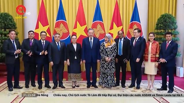 Chủ tịch Nước Tô Lâm tiếp Đại sứ các nước ASEAN và Timor – Leste 
