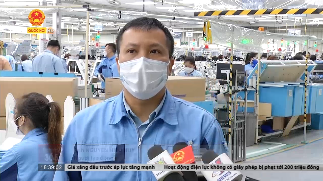 Khu công nghiệp, chế xuất tại Hà Nội: 96% người lao động trở lại làm việc