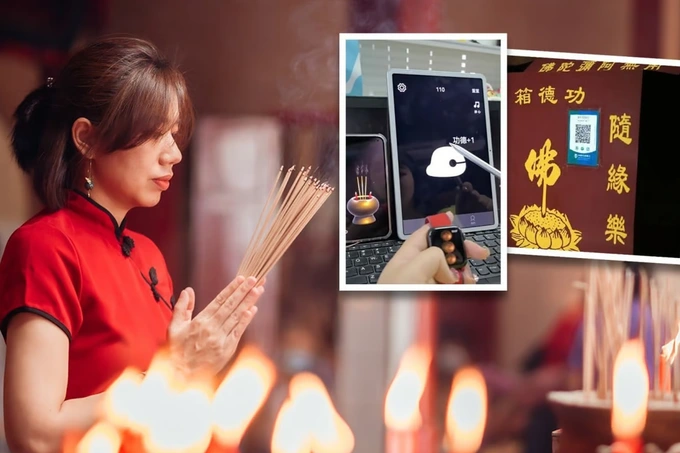 Thờ cúng thời 4.0 ở Trung Quốc: Thắp nhang ảo trên app, công đức bằng mã QR