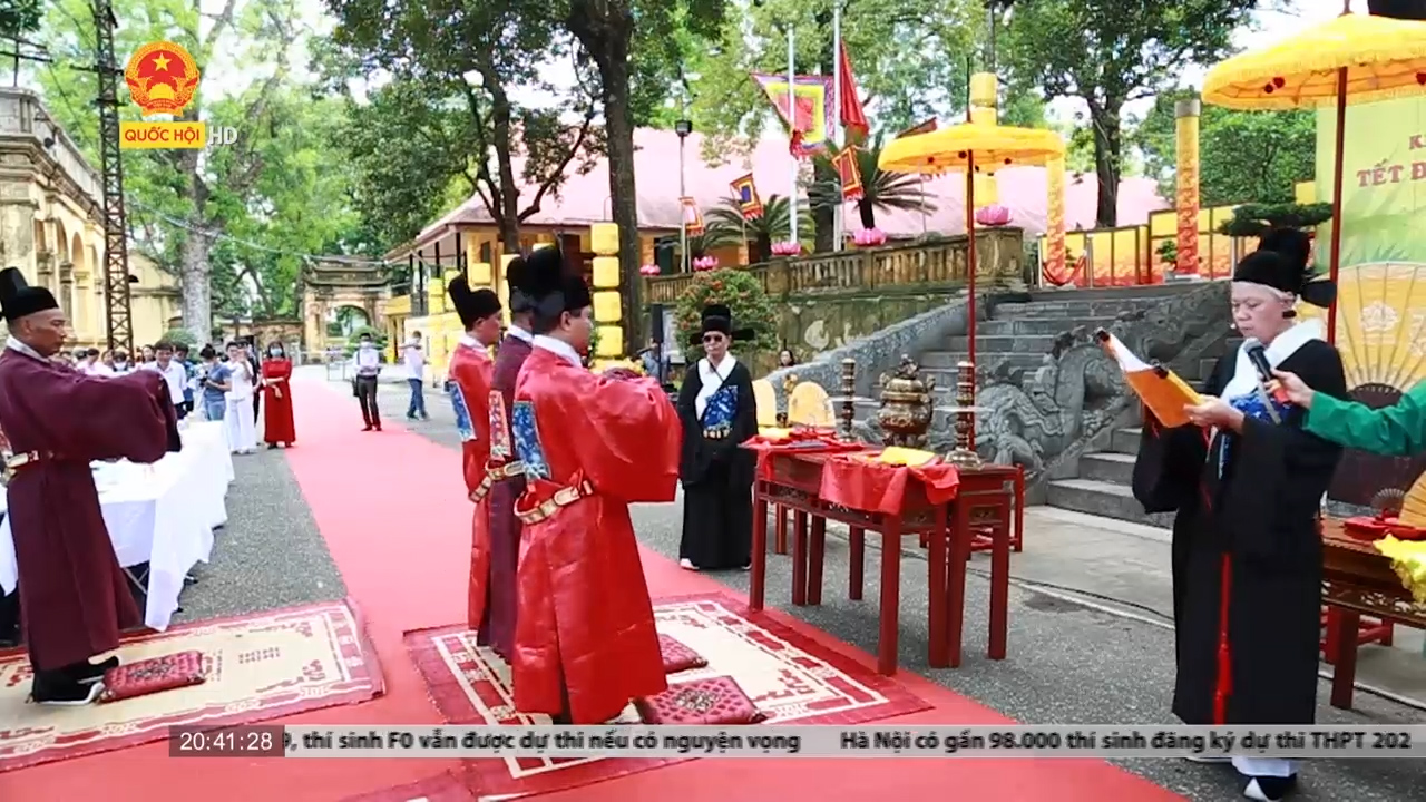 Tái hiện nghi thức đón Tết Đoan Ngọ phong cách cung đình trong không gian Hoàng Thành Thăng Long