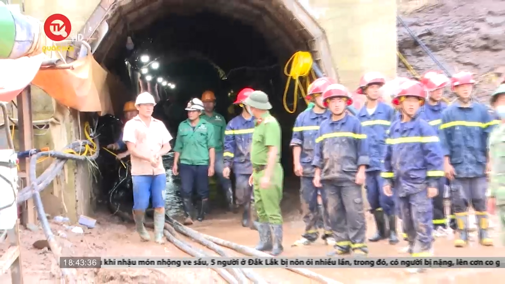 Điện Biên: Gấp rút tìm kiếm công nhân mắc kẹt trong hầm thủy điện