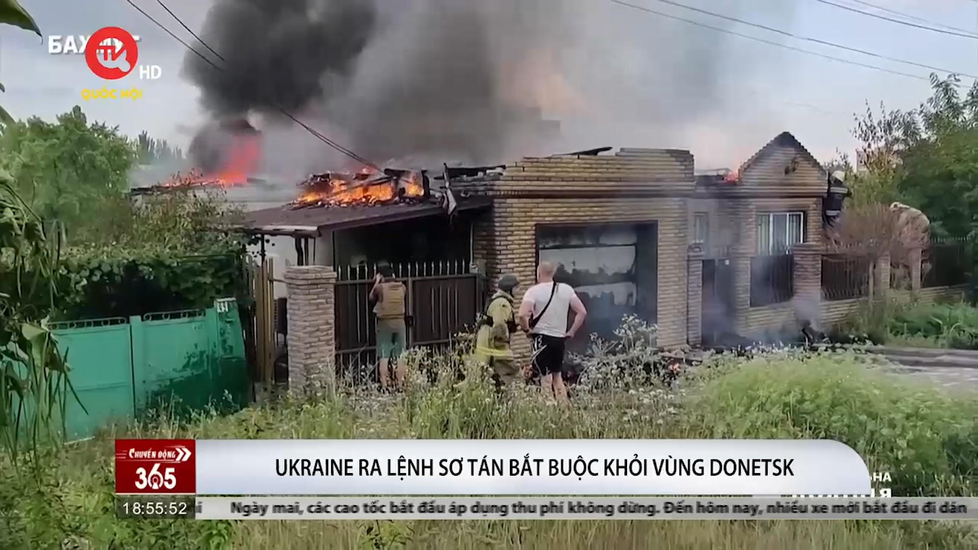 Ukraine ra lệnh sơ tán bắt buộc khỏi vùng Donetsk