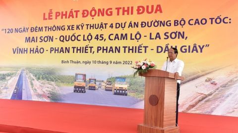 Phó Thủ tướng Lê Văn Thành: Không hoàn thành cao tốc đúng tiến độ là có lỗi với nhân dân