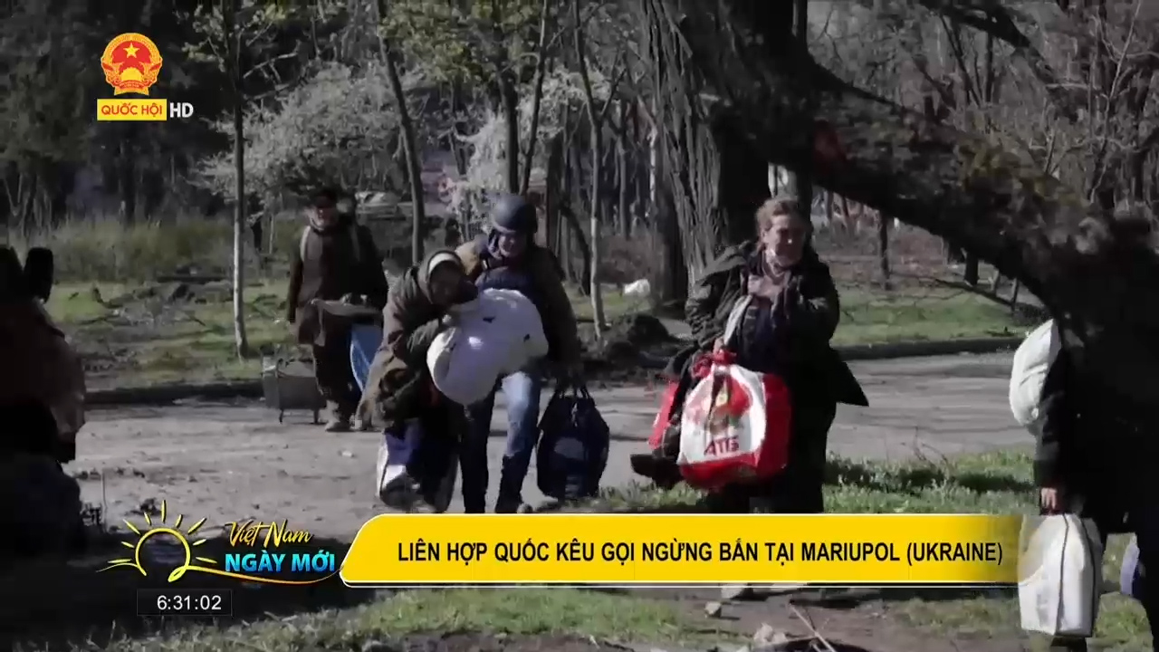 Điểm tin quốc tế 25/4: Liên Hợp Quốc kêu gọi ngừng bắn tại Mariupol (Ukraine)