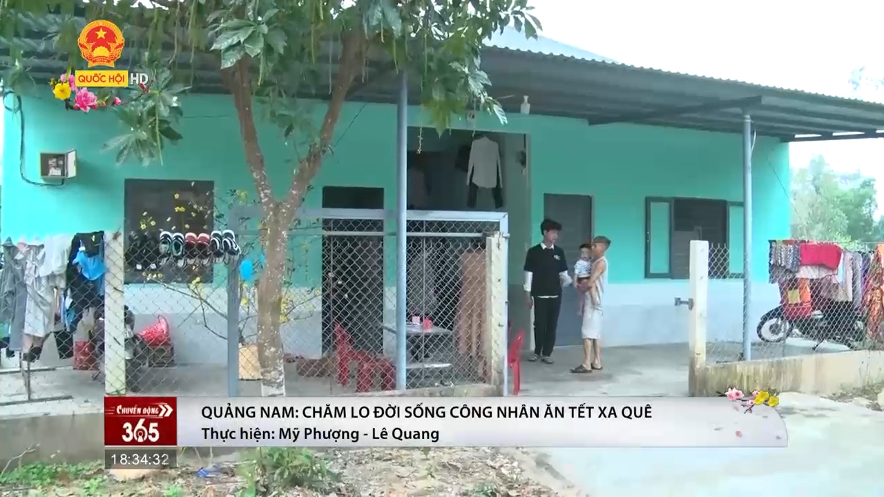 Quảng Nam: Chăm lo đời sống công nhân đón Tết xa quê