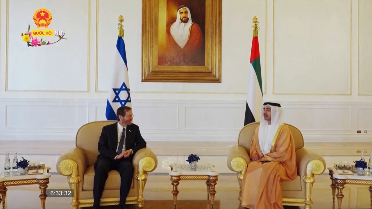Tổng thống Israel Isaac Herzog lần đầu tiên thăm UAE