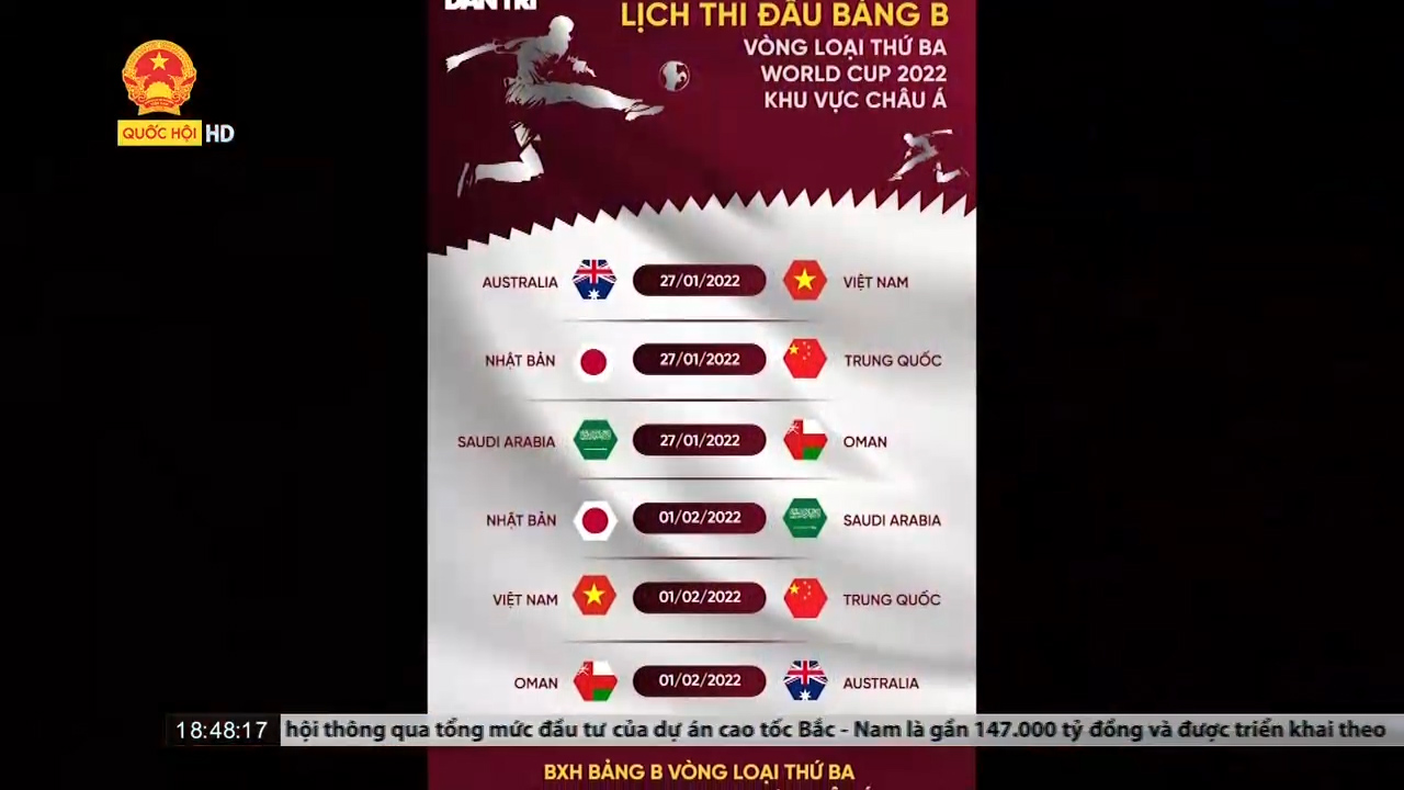 Vòng loại World Cup: Dự kiến đón 20 nghìn khán giả ở trận Việt Nam - Trung Quốc