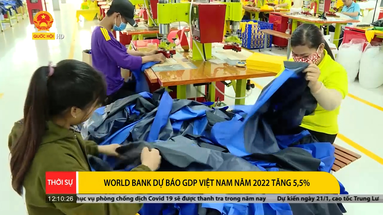 World Bank: GDP năm 2022 của Việt Nam tăng 5,5%